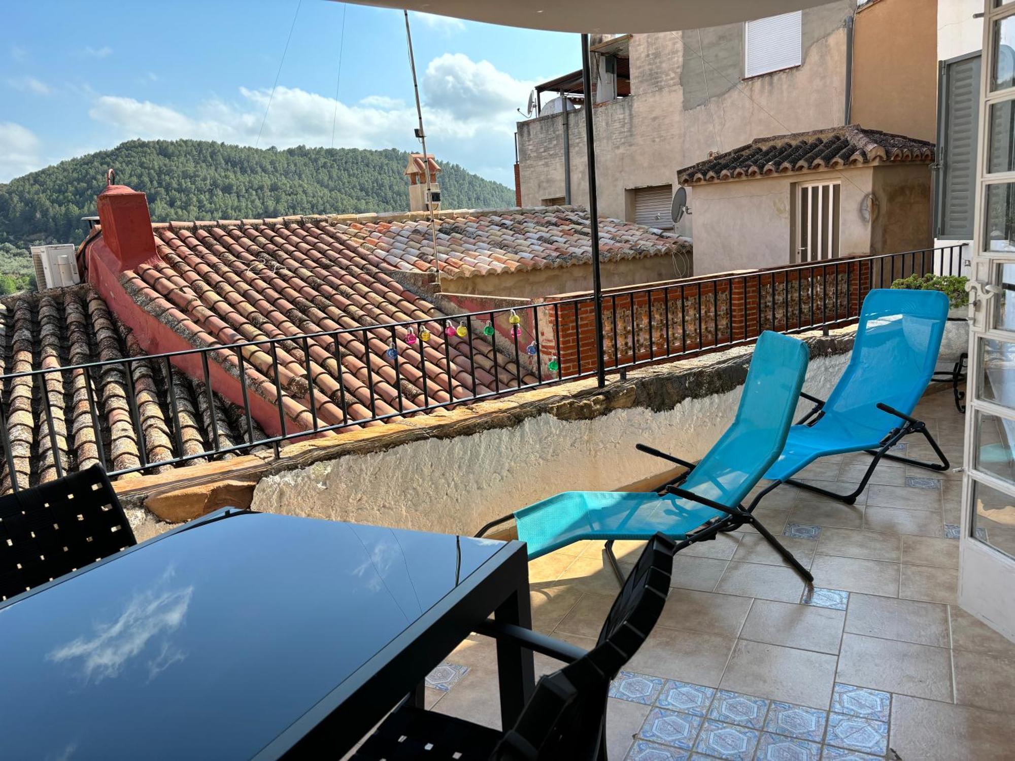 Piso En Vall De Almonacid Con Vistas, Aire Acondicionado, Wifi Y Smart Tv Luaran gambar